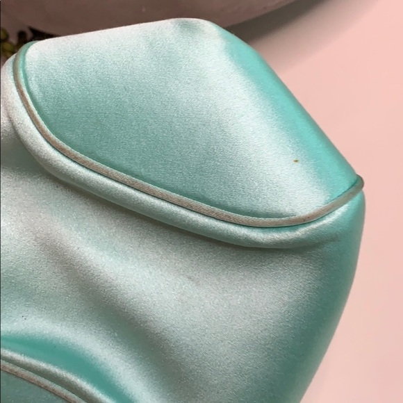 Tiffany and Co Vintage Satin Bead Evening Bag silver bead - Picture 6 of 12